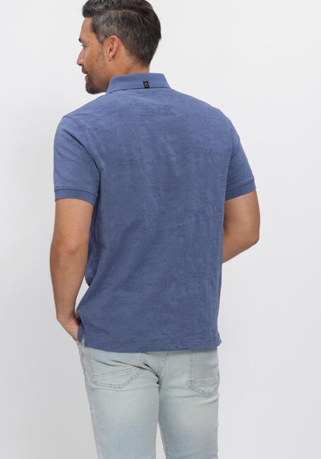 Blauwe PME LEGEND Polo JACQUARD JERSEY - large