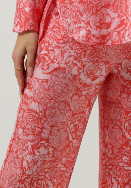 Roze MSCH COPENHAGEN Pantalon MARICEL MYRINA PANTS AOP - large