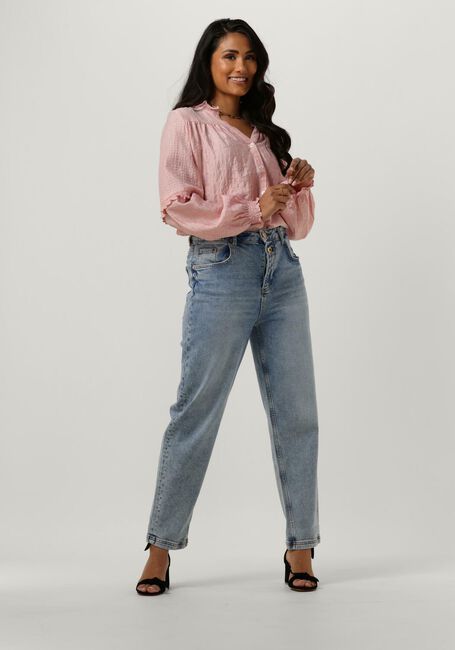 Blauwe MOS MOSH Mom jeans ADELINE ADORN JEANS - large