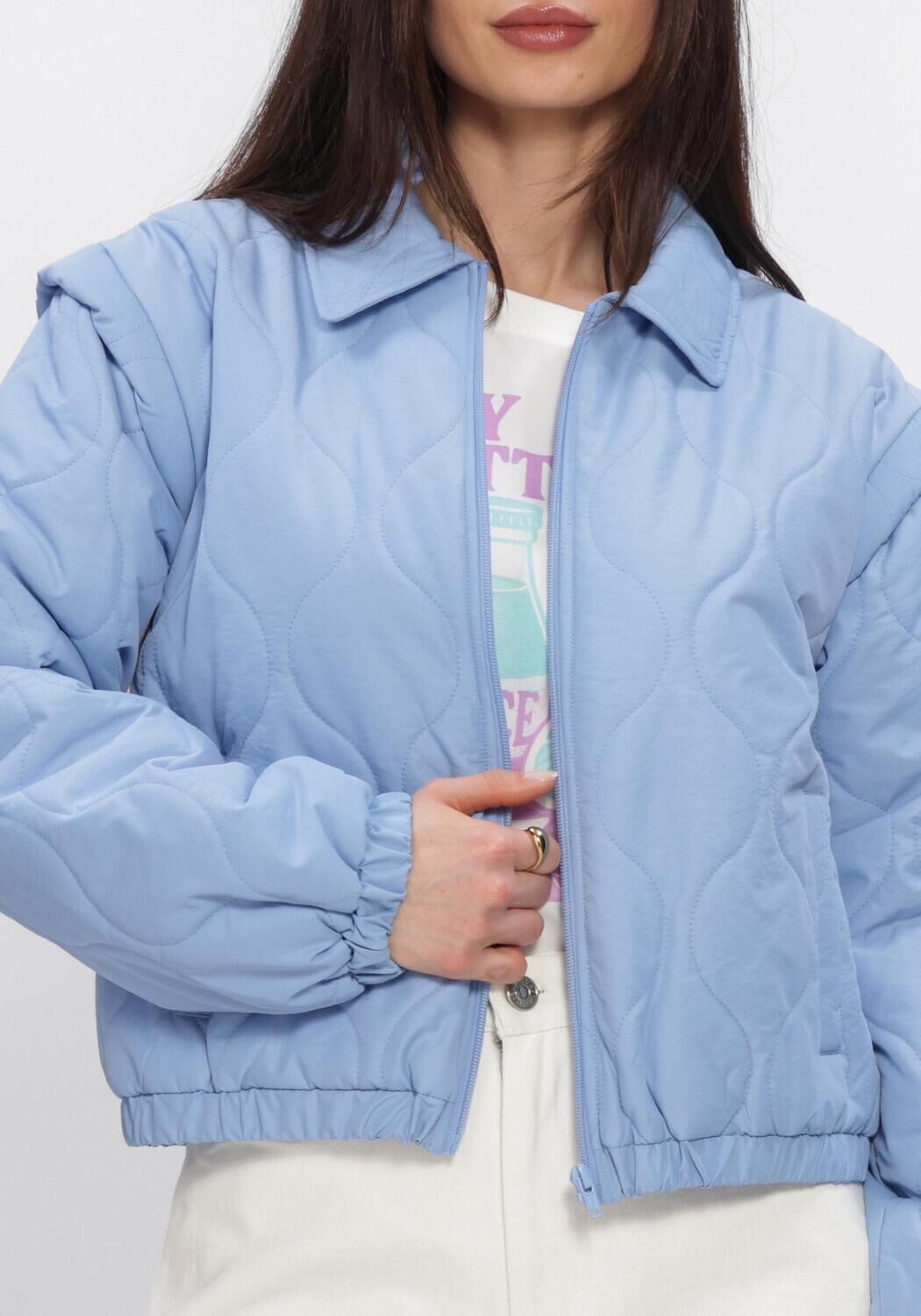 Lichtblauwe YDENCE Jassen JACKET RAMONA - large