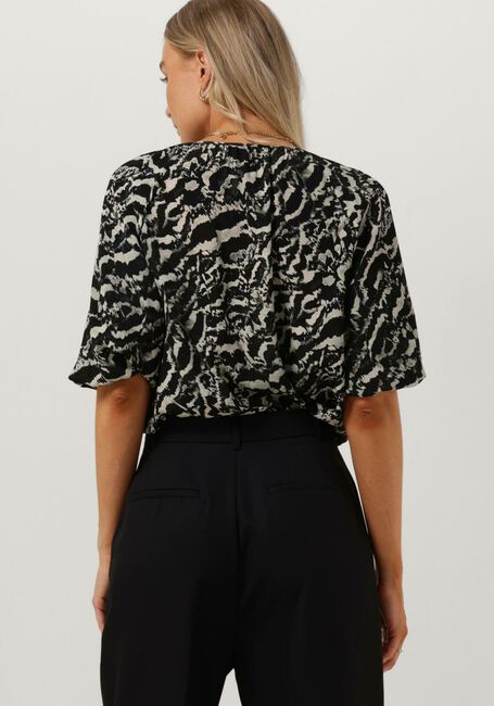 Grijze VANILIA Blouses PUFF SLEEVE TOP - large