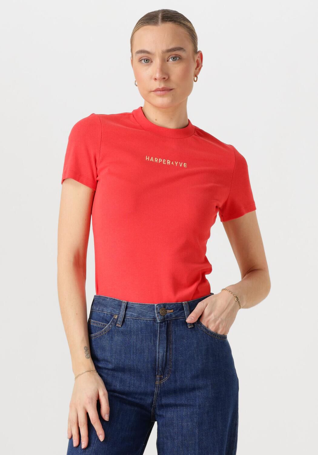 HARPER & YVE Dames Tops & T-shirts Cammy-ss Rood