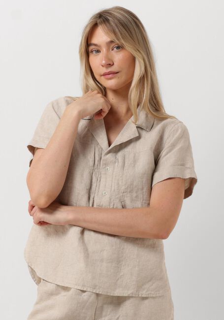 Zand VANILIA Blouses LINEN FITTED TOP - large