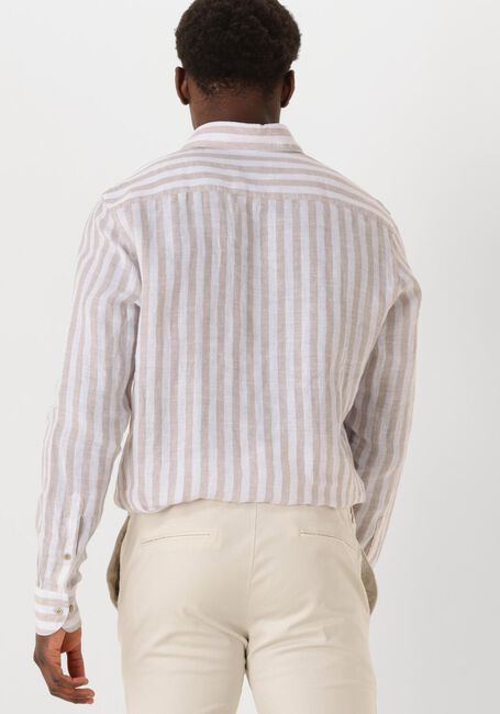 Witte PROFUOMO Klassiek overhemd SHIRT X-CUTAWAY LINEN - large