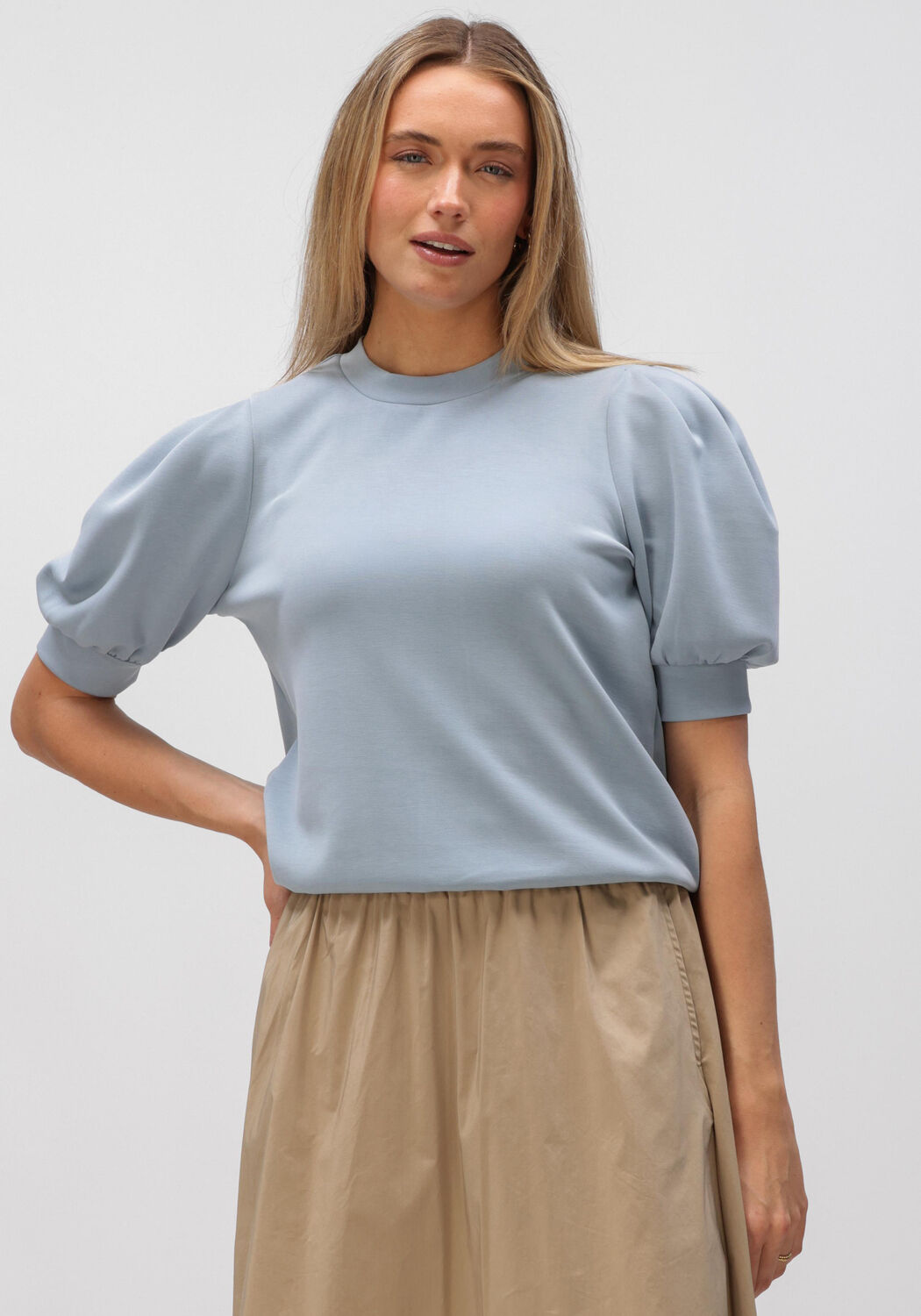 Blauwe NOTRE-V Top NV-FRIGIE - large