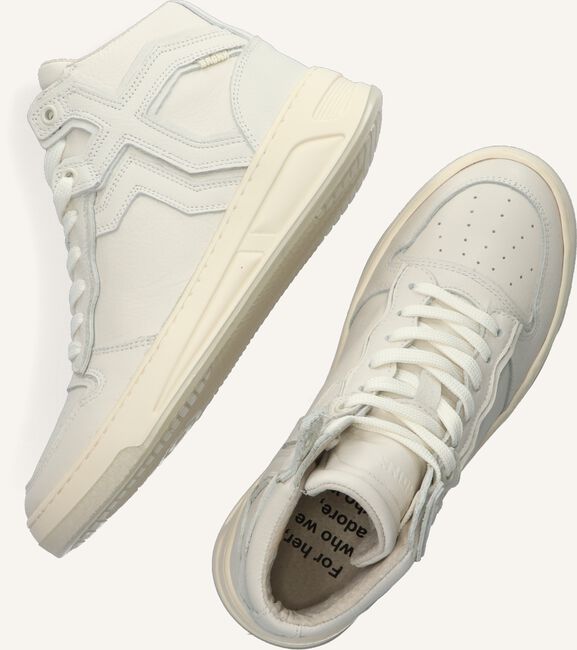 Witte BRONX Hoge sneakers OLD-COSMO 47325 Witte BRONX Hoge sneakers OLD-COSMO 47325 - large