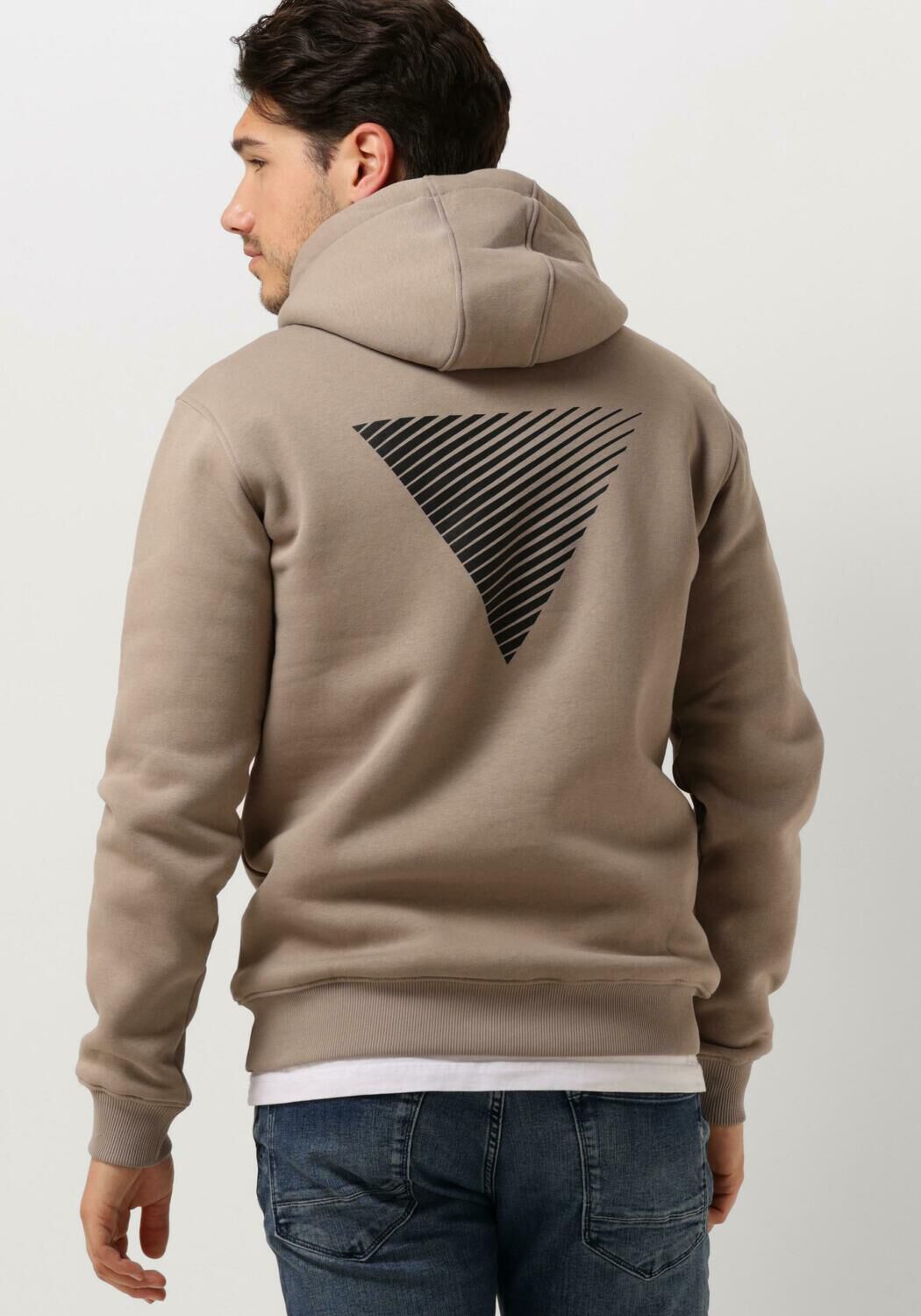 PURE PATH Heren Truien & Vesten Pure Logo Hoodie Taupe