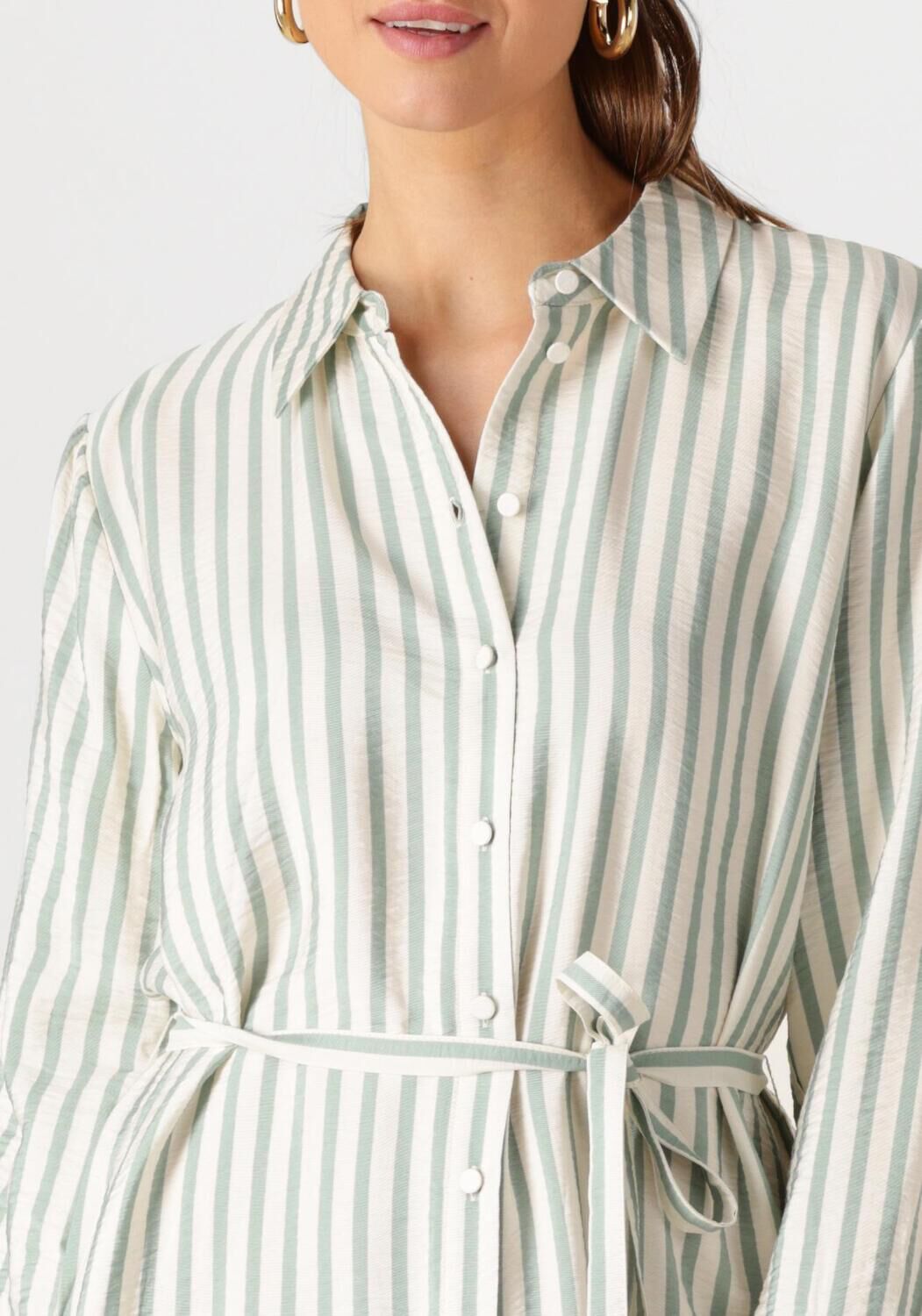 Y.A.S. Dames Jurken Yaskaya Ls Long Shirt Dress S. Noos Groen