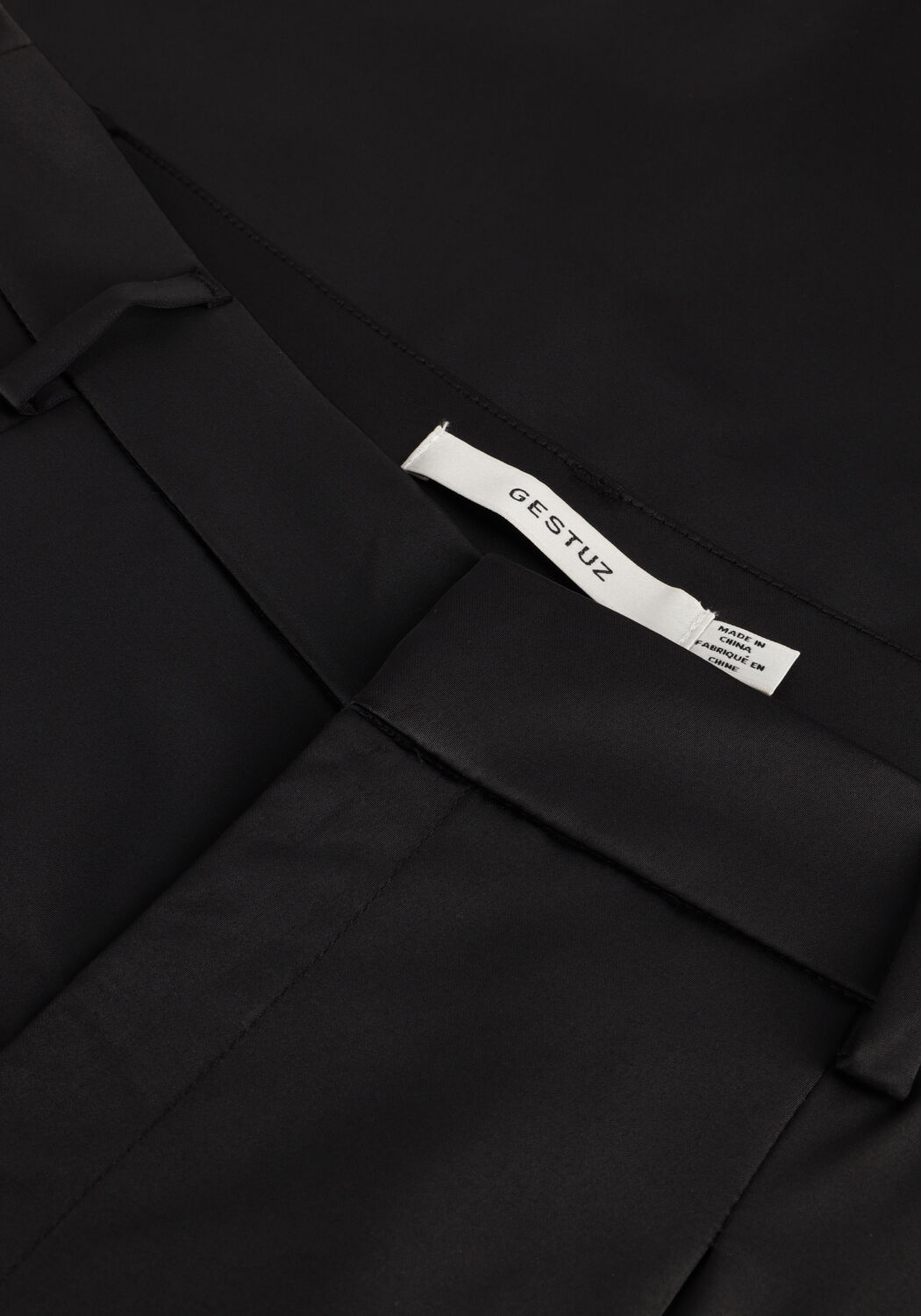 Zwarte GESTUZ Pantalon YACMINEGZ MW PANTS - large