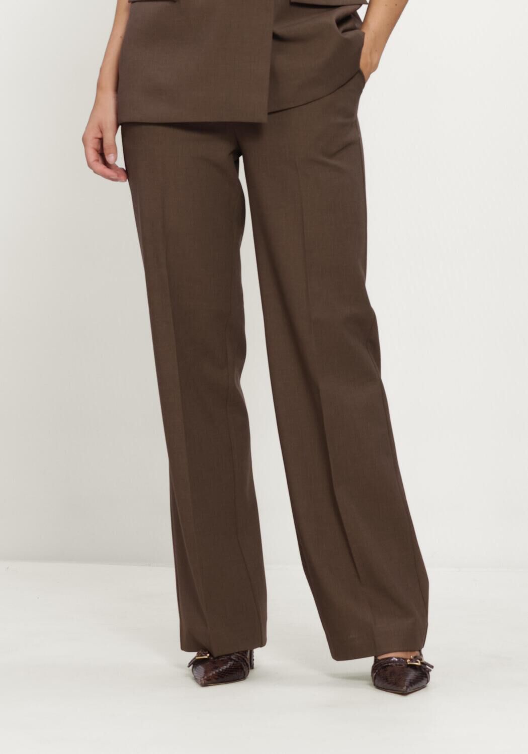 Bruine MINUS Pantalon MSWELMA MID WAIST PANT - large