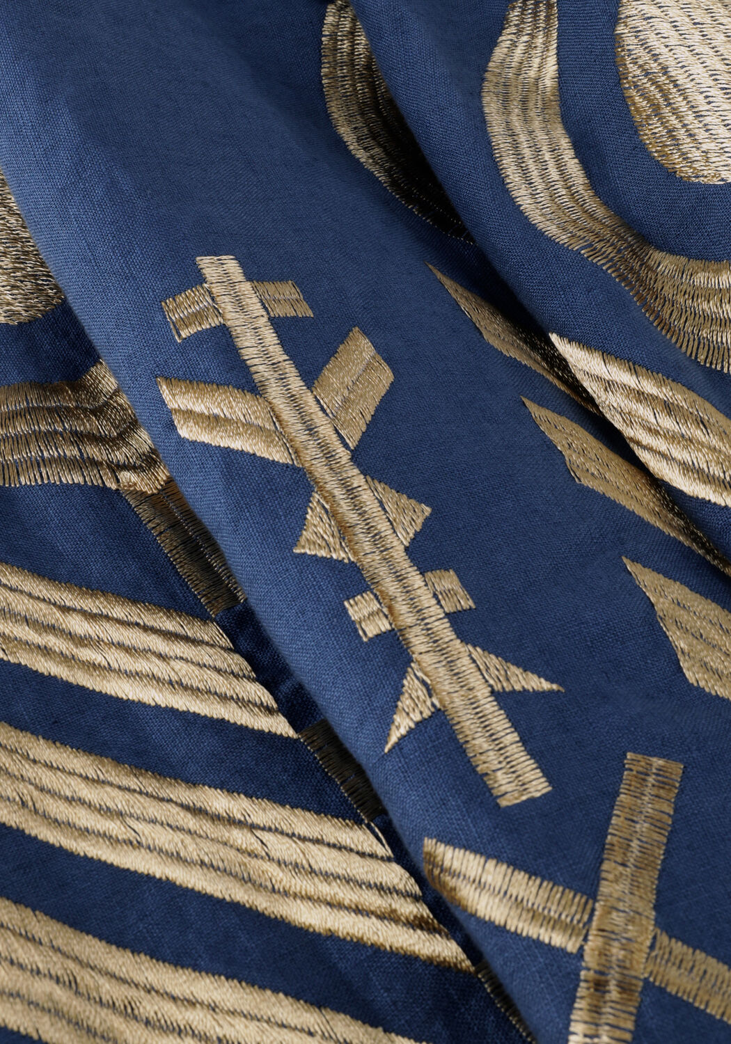 Blauwe GREEK ARCHAIC KORI Mini jurk 230559 - large