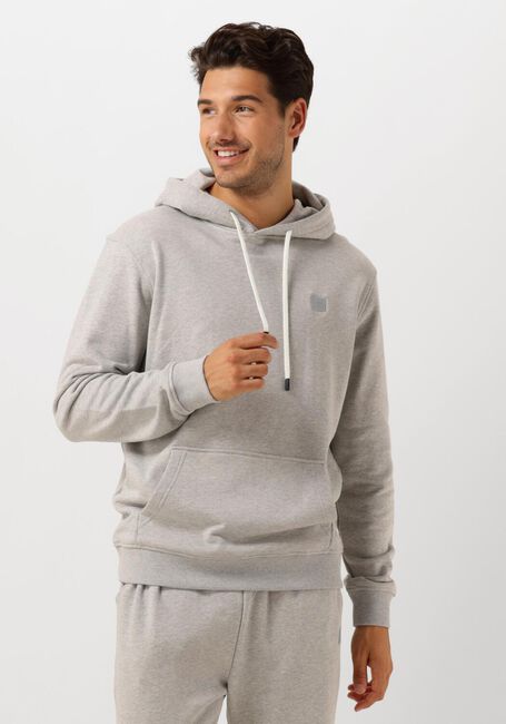Grijze SCOTCH & SODA Truien/vesten LOGO HOODIE - large