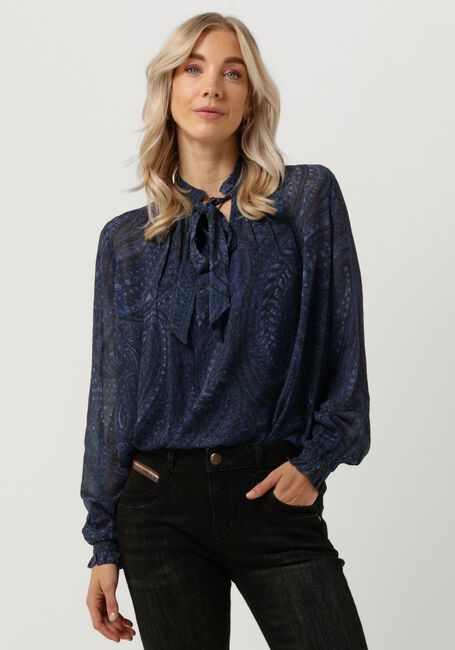 Donkerblauwe MOS MOSH Blouses 468 SALUTE NAVY - large