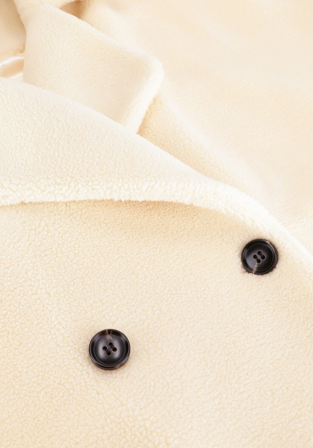 Beige IBANA Teddy jas CAJA - large