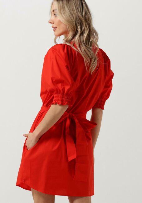 Rode TWINSET MILANO Mini jurk WOVEN DRESS - large