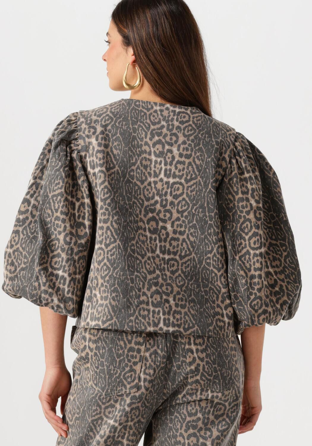 MINUS Dames Truien & Vesten Rana Short Jacket Bruin