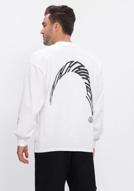 Witte WOODBIRD T-shirt WBBEAM LS WARP TEE - large