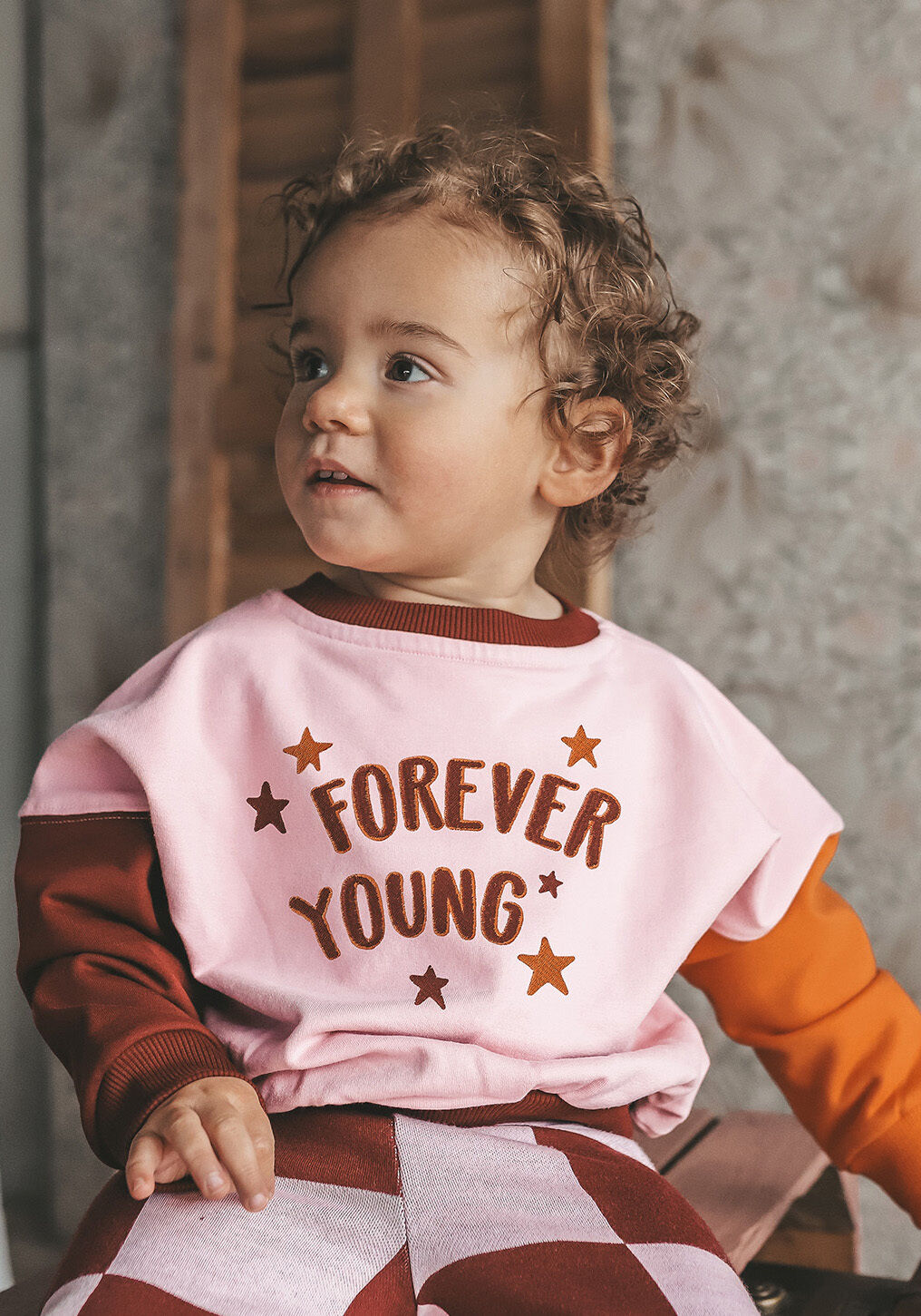 Roze YOUR WISHES Sweater FOREVER YOUNG OVERSIZED SWEATER - large