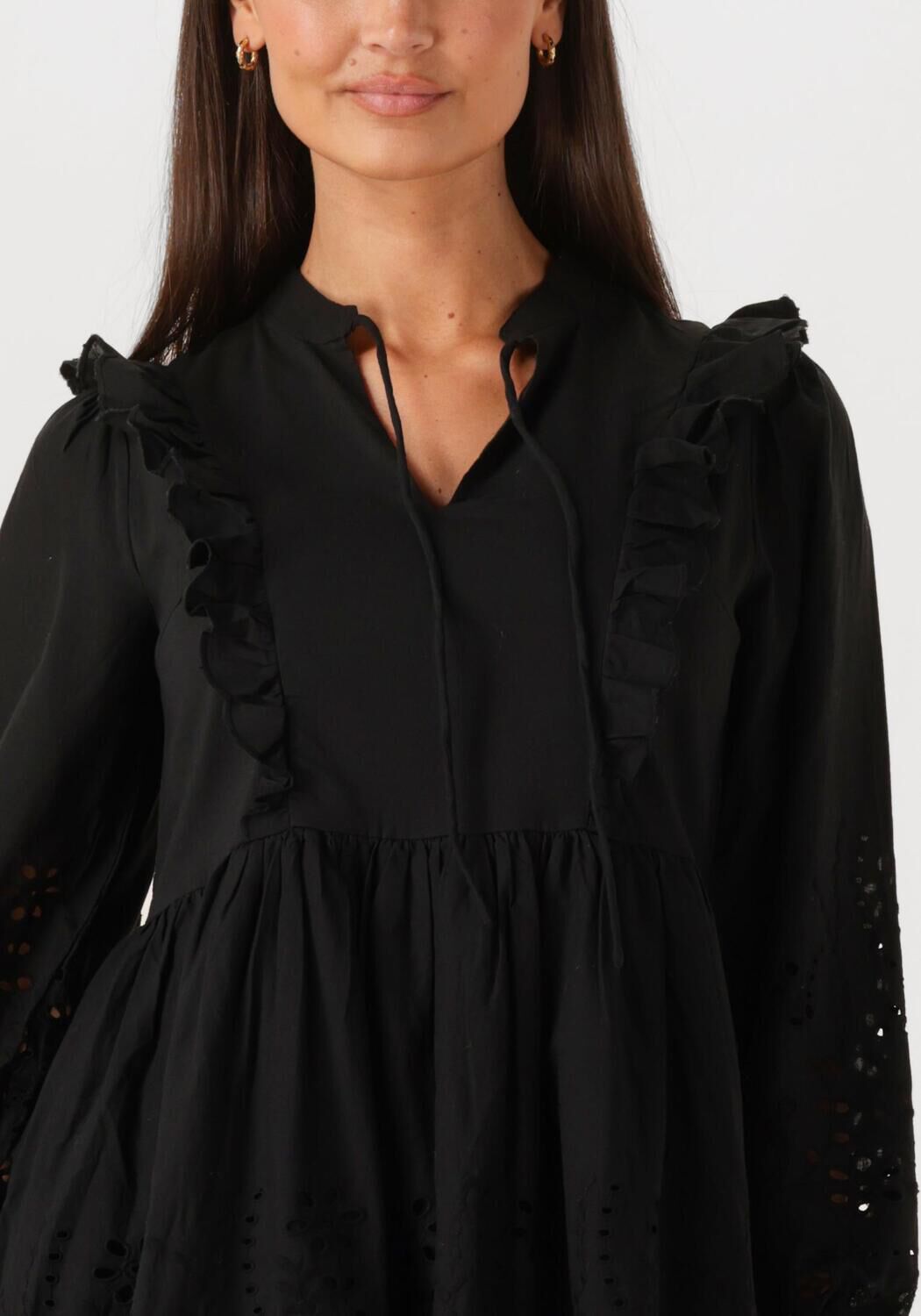 Y.A.S. Dames Jurken Yasluma Ls Dress S. Noos Zwart