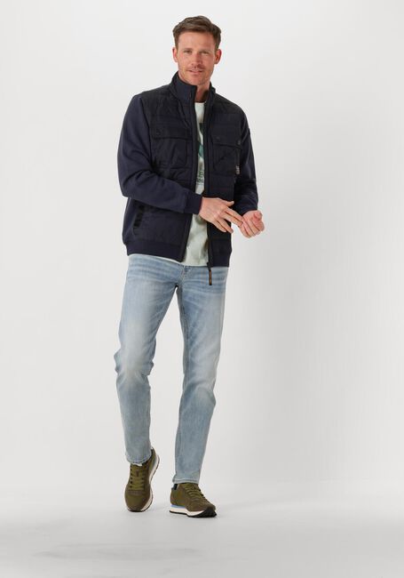 Zwarte PME LEGEND Jack ZIP JACKET SWEAT MIXED PADDED - large