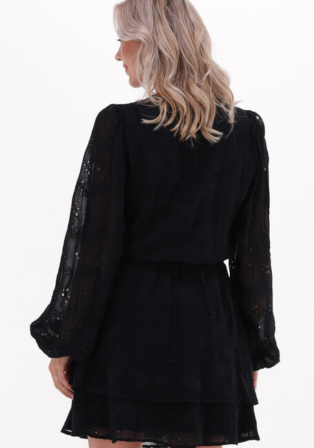Zwarte ALIX THE LABEL Mini jurk LADIES WOVEN BRODERIE CHIFFON DRESS - large