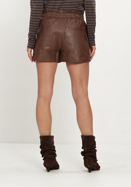 Bruine RUBY TUESDAY Korte broek KISOL LEATHER SHORTS - large