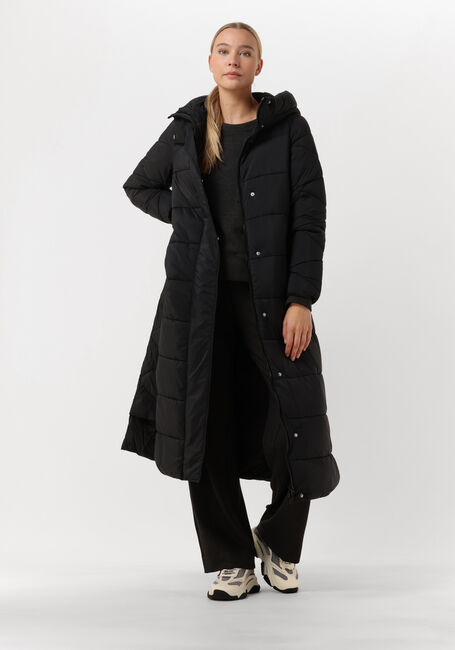 Zwarte Y.A.S. Gewatteerde jas YASLIRA LONG PADDED COAT - large