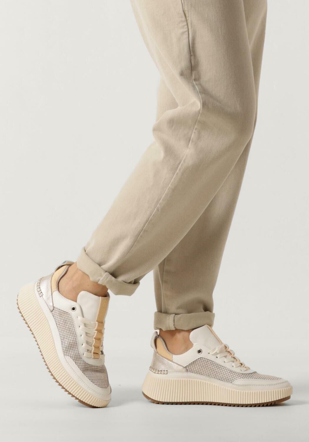 Witte SHABBIES Lage sneakers CHAVI MAAN - large