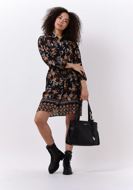 Zwarte LIU JO Mini jurk ABITO TS.NAV TWILL - large