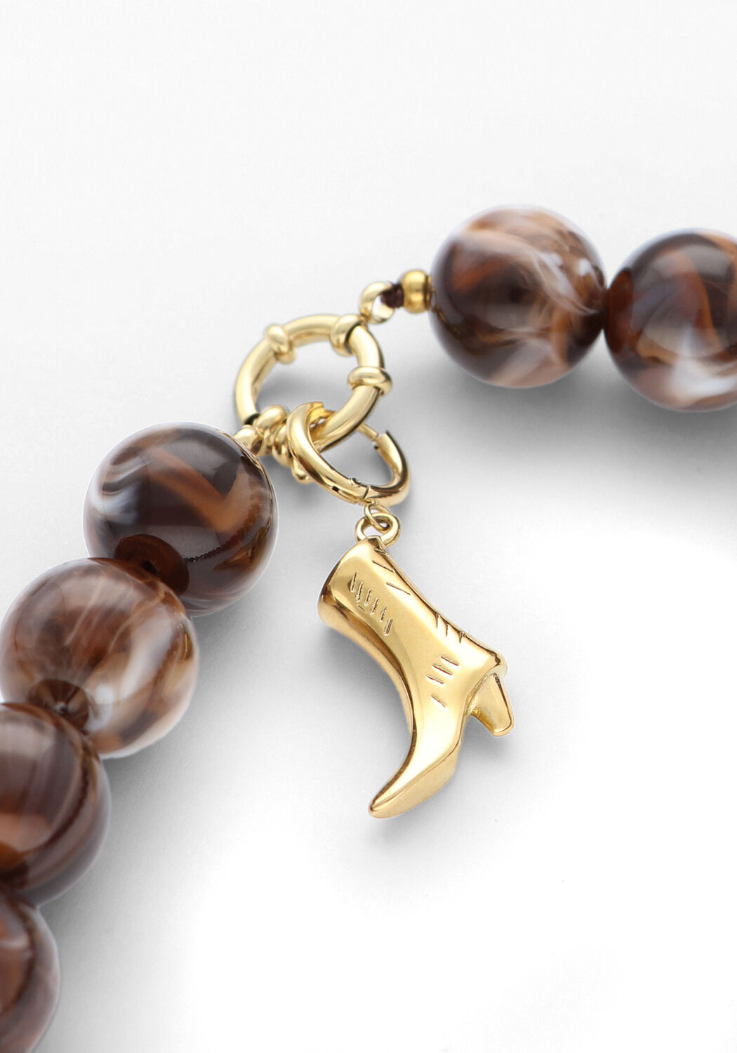 Bruine OMODA ATELIER Kettingen AURA NECKLACE - large