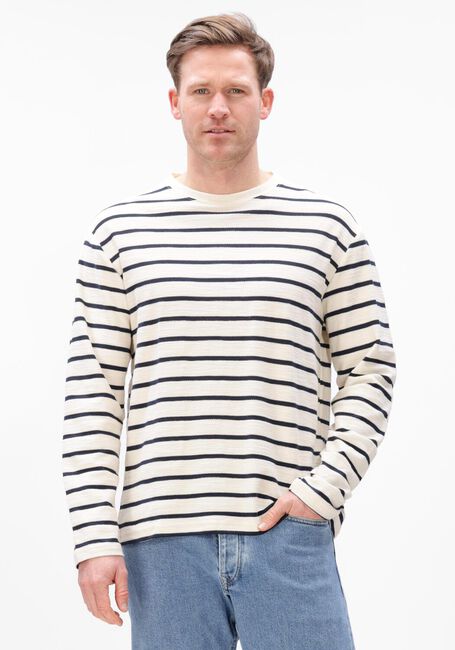 Blauwe ANERKJENDT T-shirt AKSANDER SWEAT - large