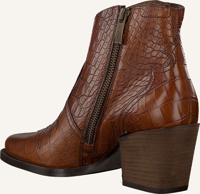 Cognac PAUL GREEN Enkellaarsjes 9666 Cognac PAUL GREEN Enkellaarsjes 9666 - large