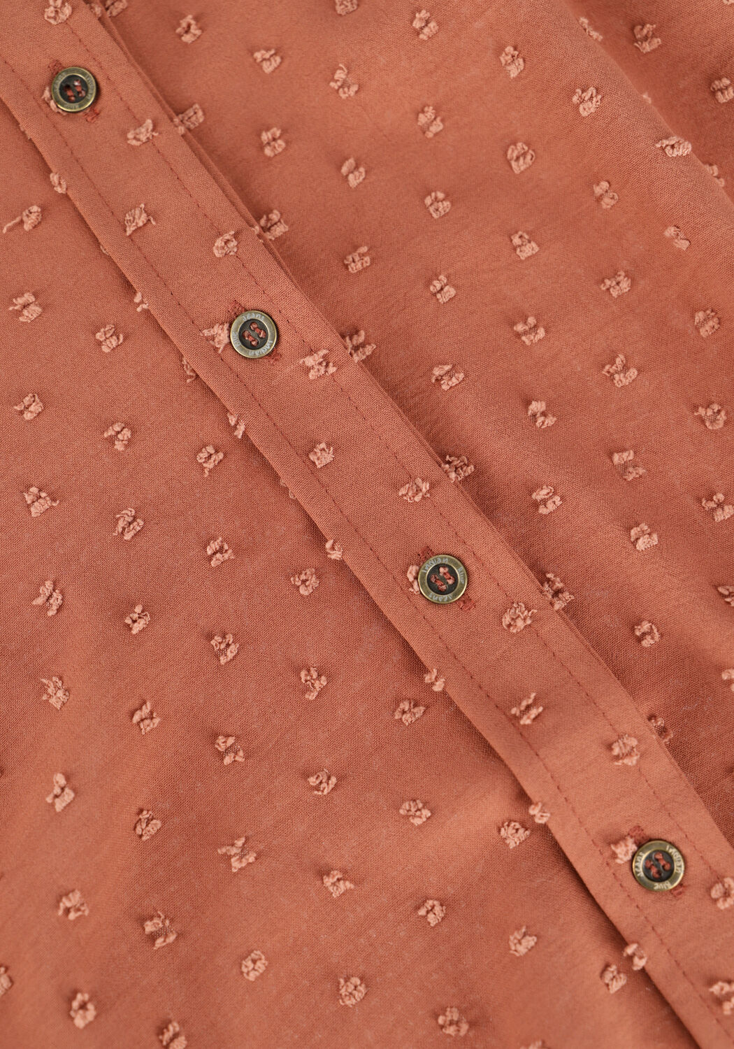 Bruine INDIAN BLUE JEANS Blouses DOTS SHIRT - large