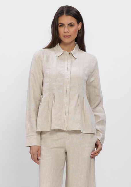 Ecru INWEAR Blouses DILANAIW PLEATED SHIRT - large