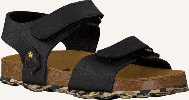 Zwarte DEVELAB Platte sandalen 48163 Zwarte DEVELAB Platte sandalen 48163 - large