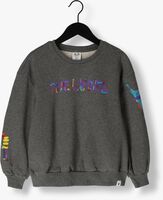 Grijze ALIX MINI Sweater KNITTED MULTICOLOUR SWEATER - medium