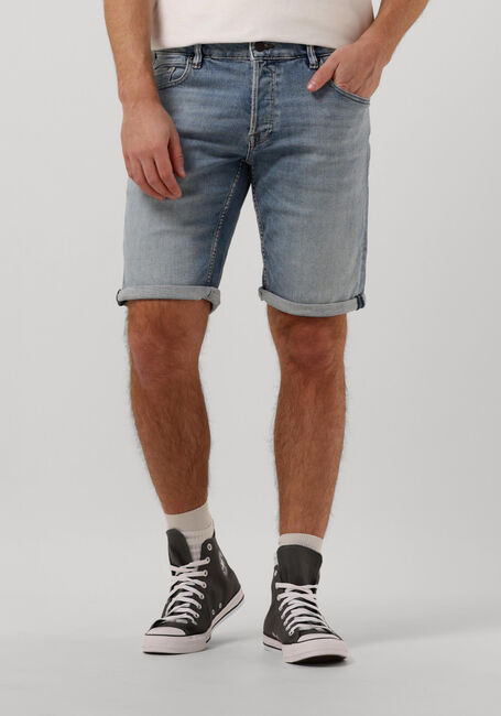 Lichtblauwe CAST IRON Jeans SHIFTBACK SHORTS BRIGHT SUN FADED - large