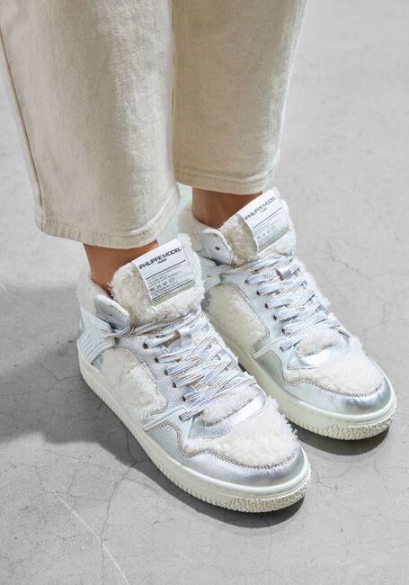Witte PHILIPPE MODEL Hoge sneakers LA GRANDE MID WOMAN Witte PHILIPPE MODEL Hoge sneakers LA GRANDE MID WOMAN - large