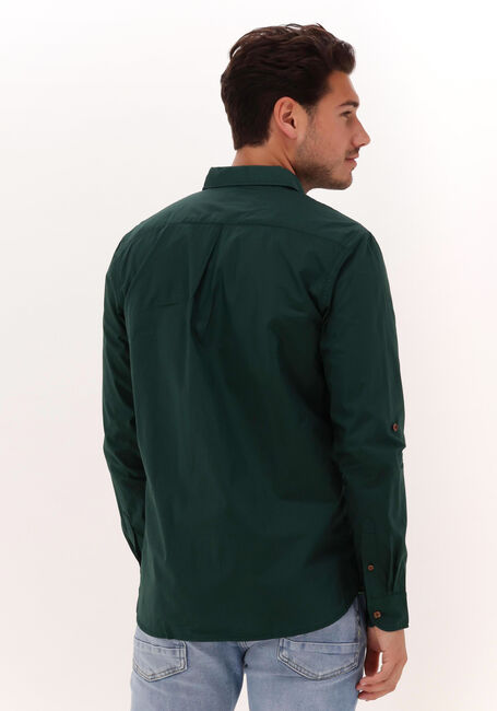 Groene SCOTCH & SODA Casual overhemd SLIM-FIT CONTRAST TRIMMED POPLIN SHIRT - large