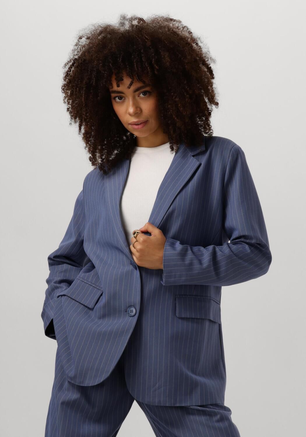 YDENCE Dames Blazers Blazer Elody Blauw