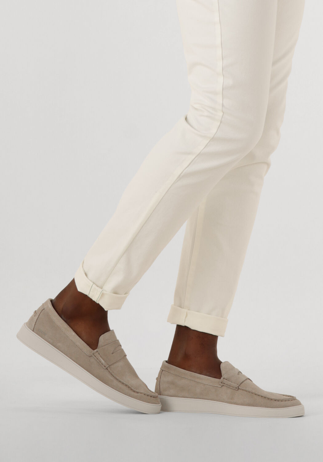 Beige BLACKSTONE Loafers ZUKO ENZO - large