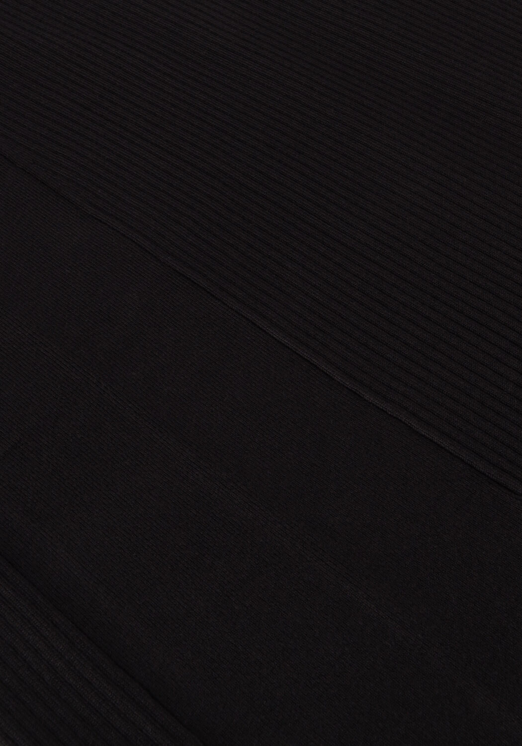 Zwarte CALVIN KLEIN Midirok WOVEN LABEL SWEATER SKIRT - large