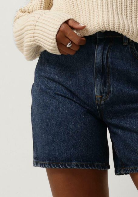 Blauwe SELECTED FEMME Broeken SLFKRISTA HW MID BLUE DENIM - large