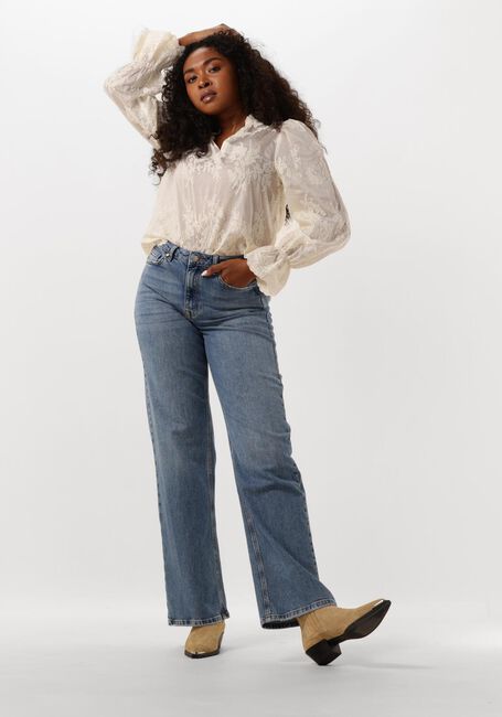 Ecru NEO NOIR Blouses AMARA BIG EMBROIDERY BLOUSE Ecru NEO NOIR Blouses AMARA BIG EMBROIDERY BLOUSE - large