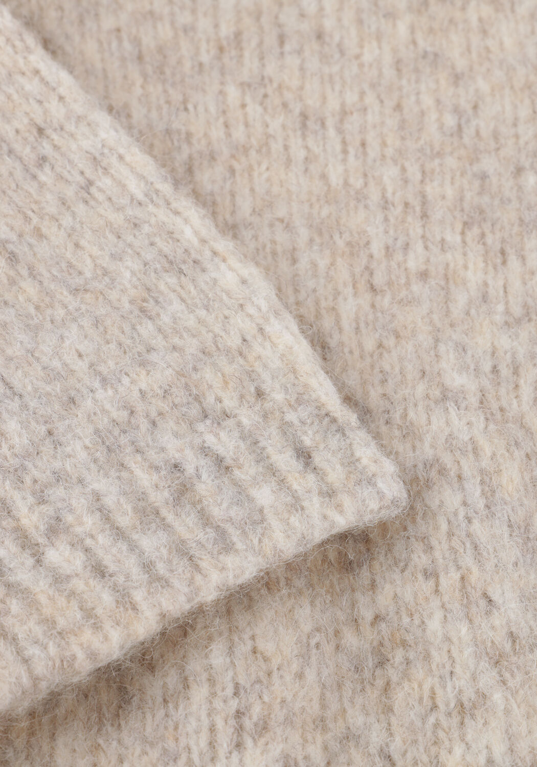 Ecru BY-BAR Trui LOVA BULKY PULLOVER - large