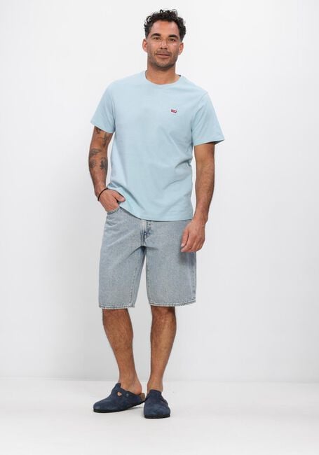 Lichtblauwe LEVI'S T-shirt SS ORIGINAL HM TEE - large