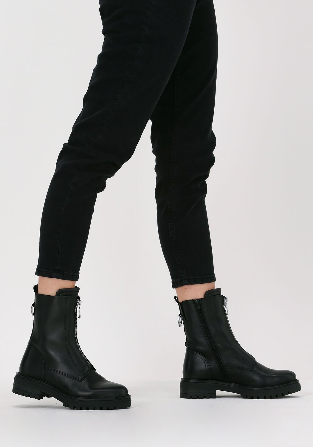 Zwarte OMODA Enkelboots LPMONK 04 Omoda