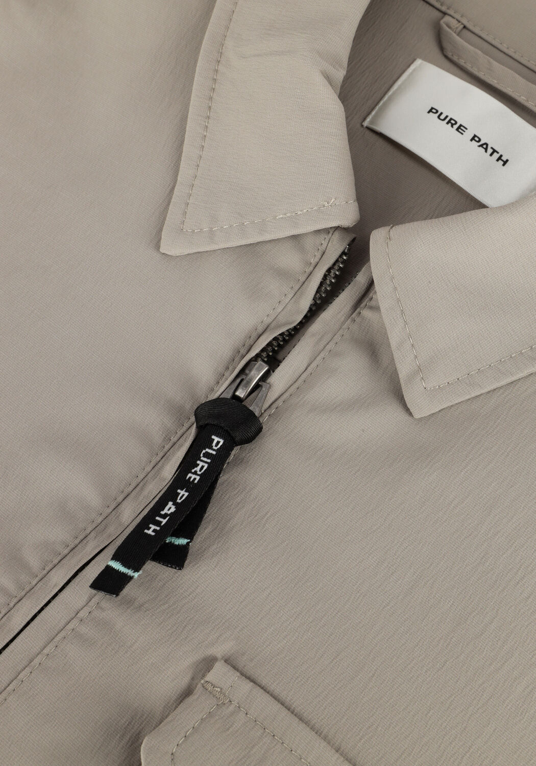 Taupe PURE PATH Overshirt REGULAR FIT SHIRTS OVER204 - large