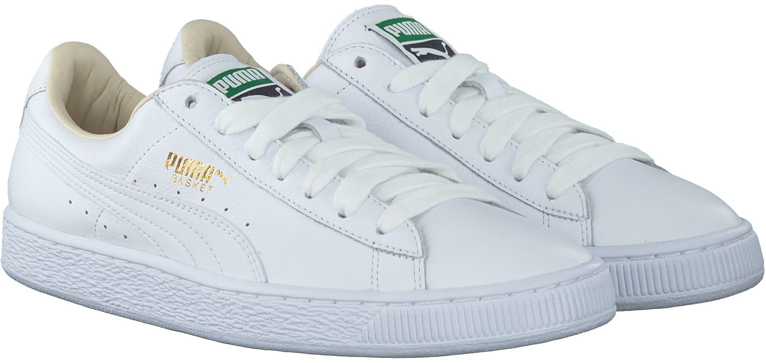 Witte PUMA Sneakers BASKET CLASSIC MEN | Omoda Witte PUMA Sneakers BASKET CLASSIC MEN | Omoda