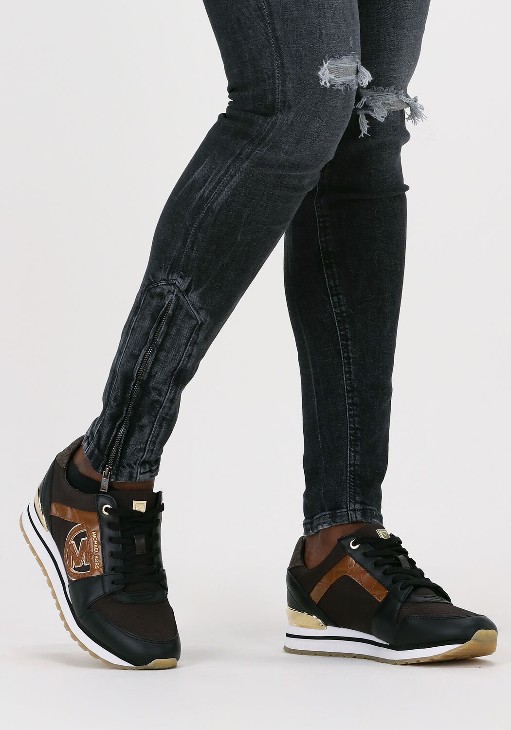 Bruine MICHAEL KORS Lage sneakers BILLIE TRAINER - large